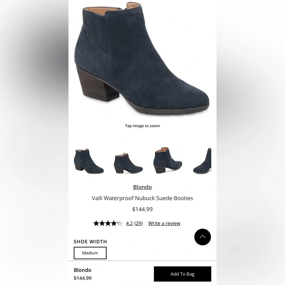 Blondo waterproof ankle boots-women’s-8.5
